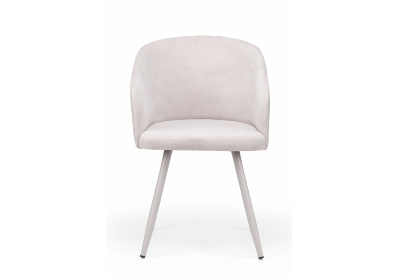 Стул на металлокаркасе Монер светло-серый (glory 36) / серый (54x56x82)